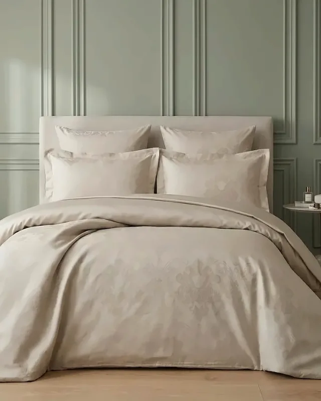Постільна білизна Lux Jacquard, бежевий